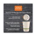 Food Containers & Lids | World Centric BO-SU-24 No Tree 4.4 in. Diameter x 4.5 in. h Sugarcane Paper Bowls - Natural (500/Carton) image number 4