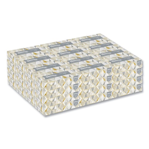 Facial Tissues | Kleenex 21606 2-Ply Pop-Up Box White Facial Tissue for Business - White (48/Carton) image number 0