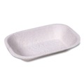 Food Trays & Liners | Chinet 10405 Savaday 9 in. x 7 in. Molded Fiber Food Tray - Beige (500/Carton) image number 2