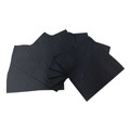Beverage Napkins | GEN 1402 9 in. x 4.5 in. 2-Ply Cocktail Napkins - Black (2000/Carton) image number 4