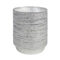 Food Containers & Lids | Boardwalk BWKROUND9 48 oz. 9 in. Diameter x 1.66 in. Round Aluminum To-Go Containers - Silver (500/Carton) image number 3