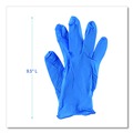 Food Service Disposable & Single Use Gloves | Boardwalk 395MBXA 5 mil. Disposable Powder-Free Nitrile Gloves - Medium, Blue (100/Box) image number 3