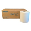 Perforated Roll & Hand Towels | Morcon Paper 400WY Morsoft 8 in. x 800 ft. Y-Notch 1-Ply Controlled Towels - White (6 Rolls/Carton) image number 0