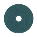 Floor Pads-Stripping | Boardwalk BWK4020GRE 20 in. Diameter Heavy-Duty Scrubbing Floor Pads - Green (5/Carton) image number 1