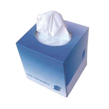 FACIAL TISSUES | GEN GEN852E 2-Ply Facial Tissue Cube Box - White (36 Boxes/Carton)
