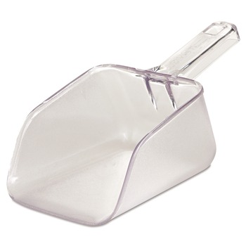SCOOPS | Rubbermaid Commercial FG288400CLR Bouncer 32 oz. Bar/Utility Scoop - Clear