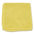 Cleaning Cloths & Wipes | Boardwalk BWK12YELCLOTH 12 in. x 12 in. Microfiber Cleaning Cloths - Yellow (12/Pack) image number 0