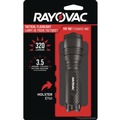 Office Flashlights | Rayovac RN3AAA-BXT 3 AAA Batteries LED Aluminum Flashlight - Black image number 2