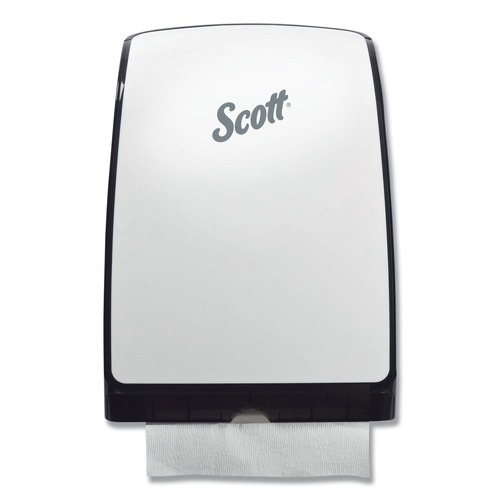 Towel Dispensers | Scott 34830 9.88 in. x 2.88 in. x 13.75 in. Control Slimfold Towel Dispenser - White image number 0