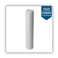 Cup Lids | Dixie D9542 10 oz. - 20 oz. Hot Cups Drink-Thru Dome Lids - White (100/Pack) image number 6