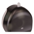 Toilet Tissue Dispensers | Tork 66TR 10.63 x 5.75 x 12 Jumbo Bath Tissue Dispenser - Smoke (1/Carton) image number 3