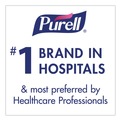 Hand Sanitizing Wipes | PURELL 9113-06 6.75 in. x 6 in. Fresh Citrus Sanitizing Hand Wipes - White, (6/Carton) image number 4