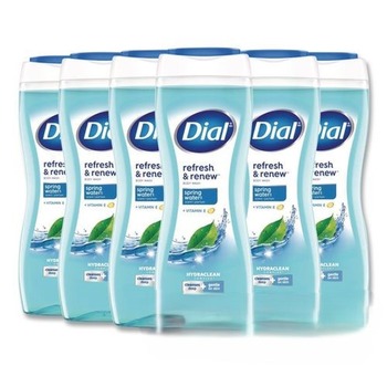 Dial 17000 02653 16 oz. Body Wash - Spring Water Scent (6/Carton)