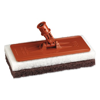 3M 08542KT 4.63 in. x 10 in. Doodlebug Threaded Pad Holder Kit - Orange (1-Kit)