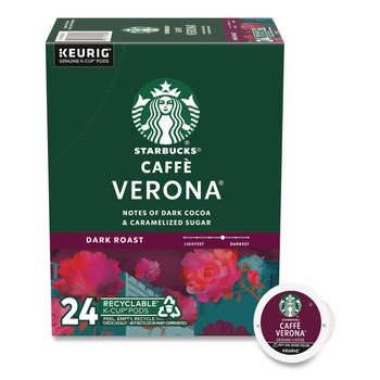  | Starbucks 12434951 Coffee K-Cups Pack - Caffe Verona (24/Box)
