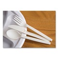 Disposable Forks | WNA EPS002 EcoSense 7 in. Renewable Plant Starch Fork Cutlery (50/Pack, 20 Packs/Carton) image number 5