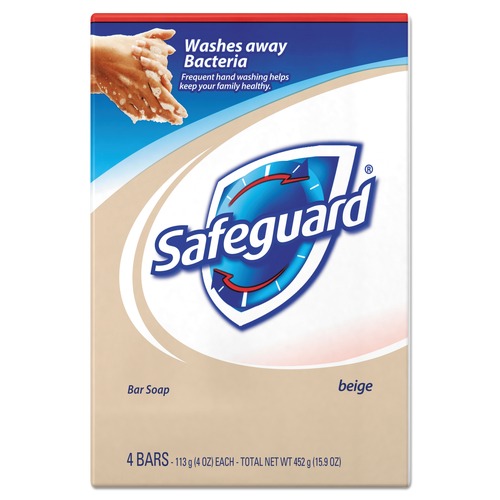 Hygiene Bar Soaps | Safeguard 08833 4 oz. Light Scent Deodorant Bar Soap (48/Carton) image number 0