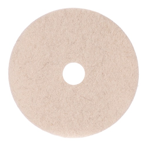 Floor Pads-Cleaning, Buffing & Polishing | Boardwalk BWK4021NHE 21 in. Diameter Natural Hog Hair Burnishing Floor Pads - Tan (5/Carton) image number 0