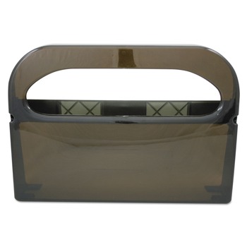 HOSPECO HG-1S 16 in. x 3-1/4 in. x 11-1/2 in. Smoke Health Gards Half-Fold Toilet Seat Cover Dispenser