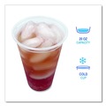 Cups | Boardwalk BWKTRANSCUP20CT 20 oz. Translucent Plastic Cold Cups - Clear (1000/Carton) image number 4