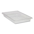 Food Storage Containers & Lids | Rubbermaid Commercial FG330600CLR 5 Gallon 26 in. x 18 in. x 3.5 in. Food/Tote Boxes - Clear image number 0