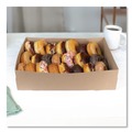 Bakery Boxes & Containers | SCT 1268 13.5 in. x 9.88 in. x 3.38 in. Kraft Paper Donut Trays - Brown (150/Carton) image number 1