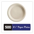 Plates | Chinet 25775 8.75 in. Diameter Paper Pro Round Plates - White (500/Carton) image number 5