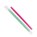 Straws/Stems/Sticks | Karat C9060S (MIXED) 9 in. Boba Straws - Assorted (1600/Carton) image number 2