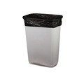 High-Density Trash Bags | Heritage Z6640WK R01 33 in. x 40 in. 22 mic 33 Gallon High-Density Waste Can Liners - Black (25 Bags/Roll, 10 Rolls/Carton) image number 5