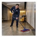 Floor Pads-Cleaning, Buffing & Polishing | Boardwalk 7100115809 20 in. x 14 in. Buffing Floor Pads - Red (10/Carton) image number 4