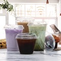 Cup Lids | Dart P662RSL Prima Strawless Plastic Lids Fits 9 oz. to 20 oz. Cold Cups - Clear (1000/Carton) image number 5