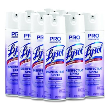 PRODUCTS | Professional LYSOL Brand 36241-89097 19 oz. Aerosol Spray Disinfectant Spray - Lavender (12/Carton)