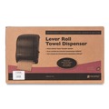Towel Dispensers | San Jamar T1100TBK 12.94 in. x 9.25 in. x 16.5 in. Lever Roll Classic Towel Dispenser - Transparent Black Pearl image number 0