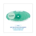 Metered Dispenser Refills | Boardwalk CURVP010I060M02AAS8100 Curve Solid Air Freshener - Cucumber Melon Fragrance, Green (10/Box) image number 5