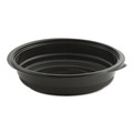 Food Containers & Lids | Anchor 4608532 32 oz. 8.5 in. Diameter x 1.92 in. Plastic MicroRaves Incredi-Bowl Base - Black (150/Carton) image number 2