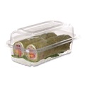 Perforated Roll & Hand Towels | Eco-Products EP-LC96 9 x 6 x 3 Renewable and Compostable Plastic Clamshell Hinged Food Containers - Clear (240/Carton) image number 6