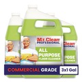 Floor Cleaners | Mr. Clean 02621 1 Gallon Finished Floor Cleaner - Lemon Scent (3/Carton) image number 1