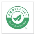 Cups | Dart RTP9RBARE Bare Eco-Forward 9 oz. RPET Cold Cups with ProPlanet Seal - Clear/Green/Orange (20/Carton) image number 4