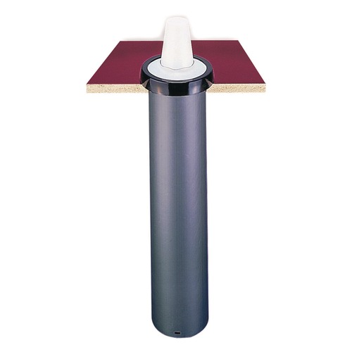 Cup Dispensers | San Jamar SAN C2410C EZ-Fit One-Size-Fits-All Cup Dispenser For 8 oz. to 46 oz. Cups - Black image number 0