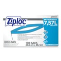 Resealable Bags | Ziploc 682254 2-Gallon 2.7 mil. 13 in. x 15.5 in. Double Zipper Freezer Bags - Clear (100/Carton) image number 4