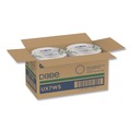 Plates | Dixie UX7WS Pathways Soak-Proof Shield WiseSize 6.88 in. Paper Plates - Green/Burgundy (500/Carton) image number 2