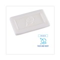 Hygiene Bar Soaps | Boardwalk BWKNO12SOAP # 1/2 Bar Flow Wrapped Face and Body Soap - Floral Fragrance (1000/Carton) image number 2