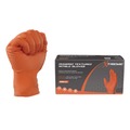 Food Service Disposable & Single Use Gloves | Ammex XODN46100 6 mil DT Nitrile Powder-Free Disposable Gloves - Large, Orange (1000/Carton) image number 1