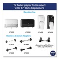 Toilet Tissues | Tork 472880 Advanced 2-Ply Coreless High Capacity Bath Tissue - White (36/Carton) image number 4