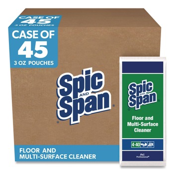 Spic and Span 02011 3 oz. Packet Liquid Floor Cleaner (45/Carton)