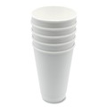 Cups | Boardwalk BWKDW16HCUP 16 oz Double-Walled Paper Hot Cups - White (500/Carton) image number 3