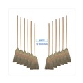 Brooms | Boardwalk BWK926CCT 55 in. Corn Fiber Bristles Parlor Broom - Natural (12/Carton) image number 1