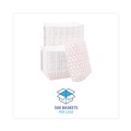 Food Containers & Lids | Boardwalk BWK30LAG500 5 lbs. Capacity Paper Food Baskets - Red/White (500/Carton) image number 4