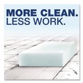 Scouring Pads & Sticks | Mr. Clean 16449 Extra Durable 4-3/5 in. x 2-2/5 in. x 7/10 in. Magic Erasers - White (30/Carton) image number 3