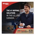 Perforated Roll & Hand Towels | WypAll 41600 X70 12-1/2 in. x 12-2/5 in. Cloths - White, Jumbo (870 Towels/Roll) image number 3
